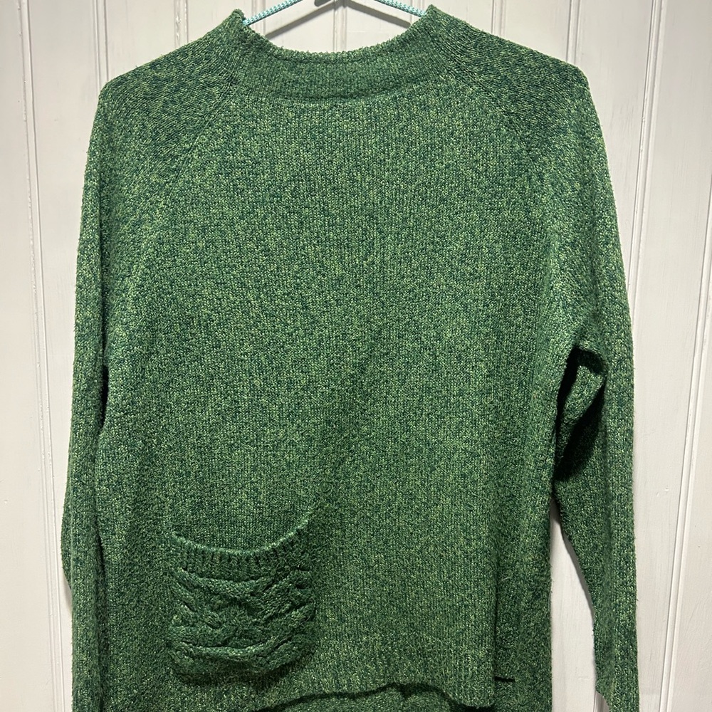 Apple Green Crewneck Sweater